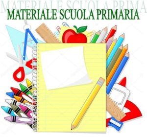 MATERIALE DA ACQUISTARE SCUOLA PRIMARIA