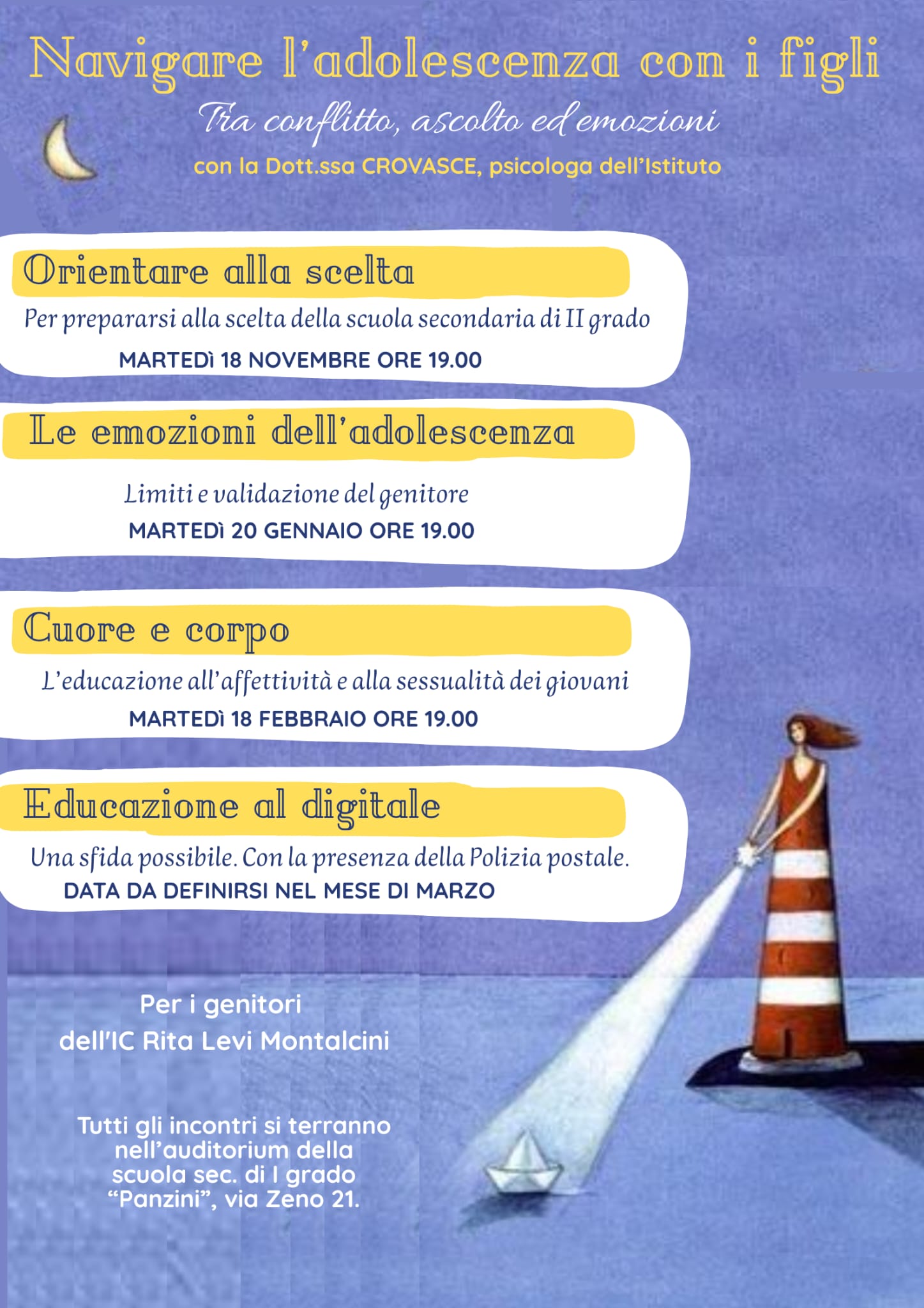 NAVIGARE L’ADOLESCENZA CON I FIGLI